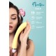 Flovetta by Toyfa Calla Vibratörü, silikon, sarı, 22 cm