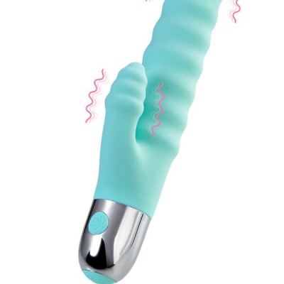 Flovetta by Toyfa Flax Klitoral Stimülasyonlu Vibratörü, silikon, cam göbeği, 17,5 cm