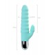 Flovetta by Toyfa Flax Klitoral Stimülasyonlu Vibratörü, silikon, cam göbeği, 17,5 cm