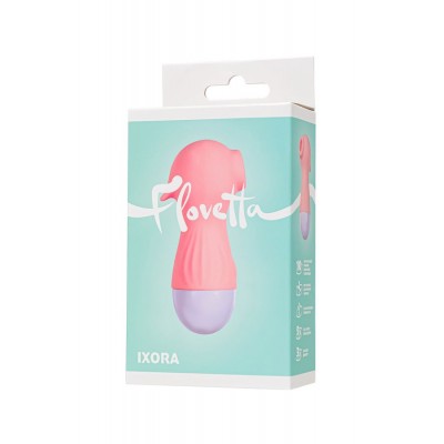 Flovetta by Toyfa Vakum dalgası uyarıcısı Ixora, silikon, pembe, 9,8 cm
