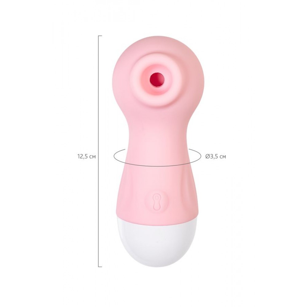 Flovetta by Toyfa Vakum dalgası uyarıcısı Ixora, silikon, pembe, 9,8 cm