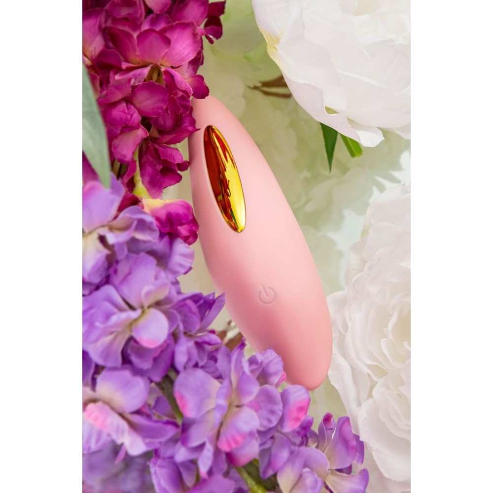 Flovetta by Toyfa Vakum uyarıcısı Lily, silikon, pembe, 13 cm