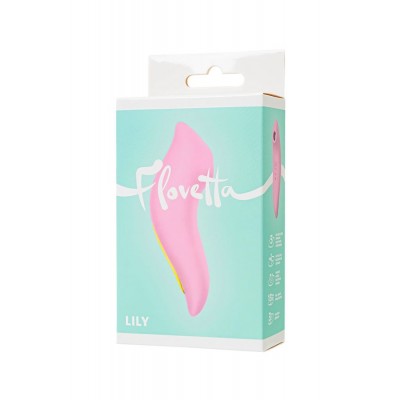 Flovetta by Toyfa Vakum uyarıcısı Lily, silikon, pembe, 13 cm