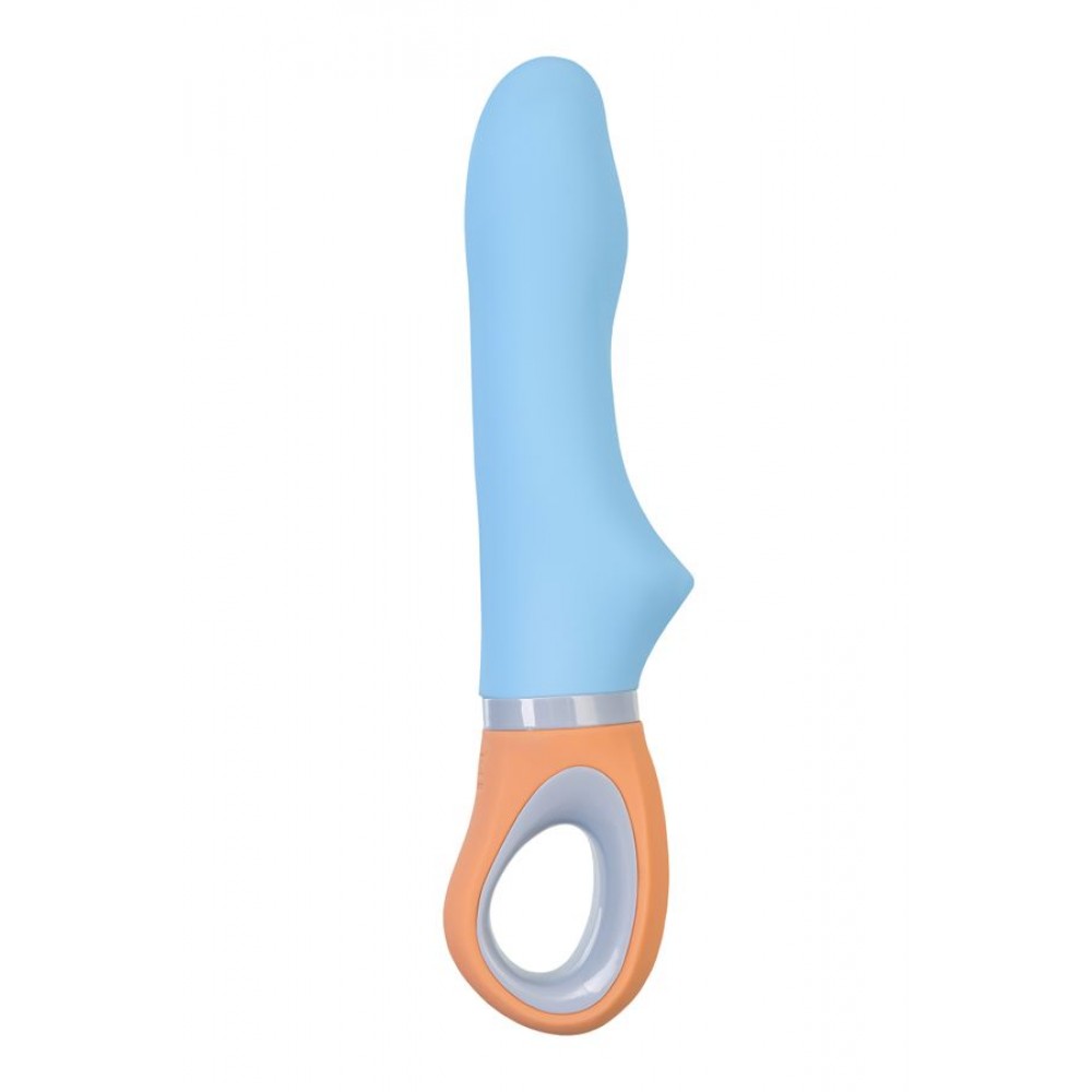 Flovetta BLUEBELL Silikon Vibratör, Mavi, 18.5 cm