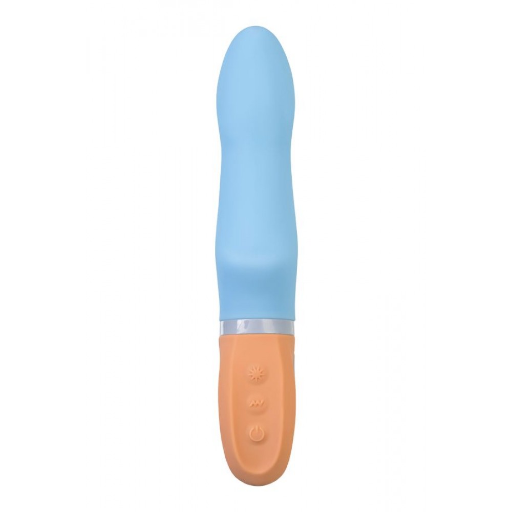 Flovetta BLUEBELL Silikon Vibratör, Mavi, 18.5 cm