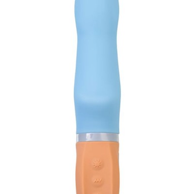 Flovetta BLUEBELL Silikon Vibratör, Mavi, 18.5 cm