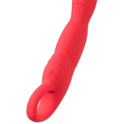 Flovetta CARNATION Hareketli Başlıklı G Noktası Vibratörü, Silikon, Pembe, 19 cm