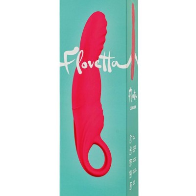 Flovetta CARNATION Hareketli Başlıklı G Noktası Vibratörü, Silikon, Pembe, 19 cm