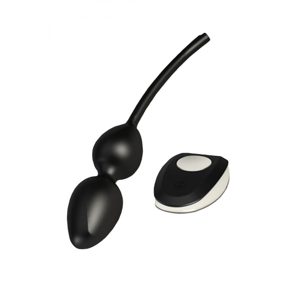 Mystim Jane Untamed Geisha Balls Vajinal Toplar, titreşimli, silikon, siyah