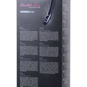 Mystim Electric Eric Elektro Stimülasyonlu Vibratör, siyah, 27 cm, Silikon