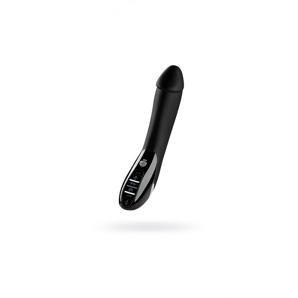 Mystim Tickling Truman Elektro Stimülasyonlu Vibratör, Silikon, Siyah, 27cm