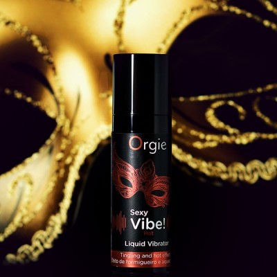                    ORGİE Sexy Vibe Hot Isınma ve Titreşim etkisi olan Masaj Jeli, 15 ml