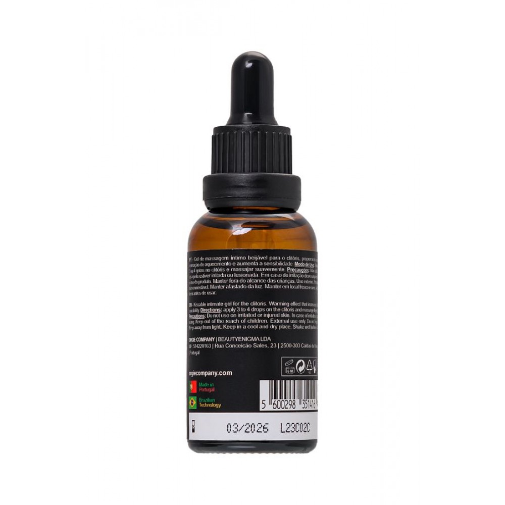 Orgie Orgasm Drops Kissable – Öpüşebilir Uyarıcı ve Tatlandırıcı Damla 30 ml