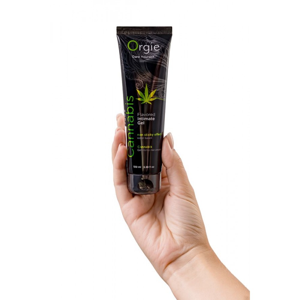 Orgie Lube Tube Cannabis – Cannabis Aromalı Kayganlaştırıcı Jel 100 ml