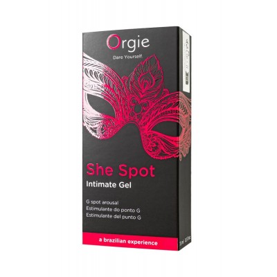                     Orgie She Spot Intimate Gel – Kadınlar İçin Uyarıcı ve Isıtıcı Intim Jel 15 ml
