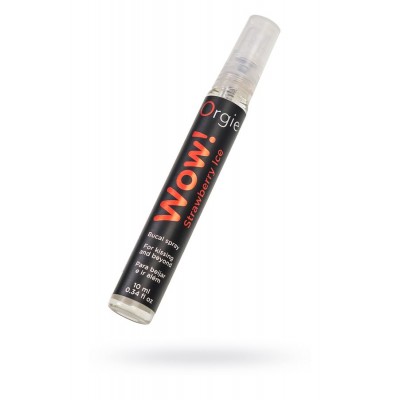                      Orgie WOW Strawberry Ice – Çilek & Buz Aromalı Oral Seks Spreyi 10 ml