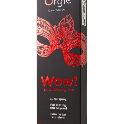                      Orgie WOW Strawberry Ice – Çilek & Buz Aromalı Oral Seks Spreyi 10 ml