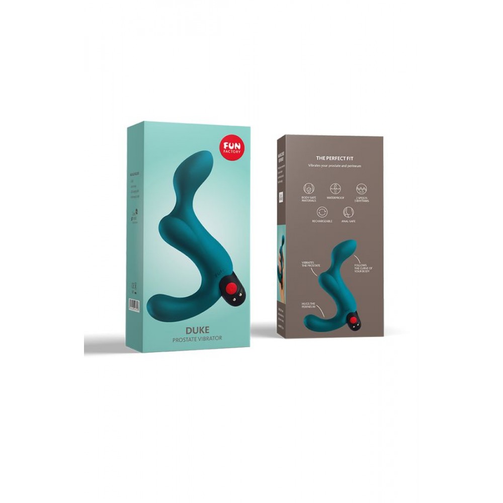 Fun Factory Duke Anal Plug, Silikon, yeşil, 12 cm
