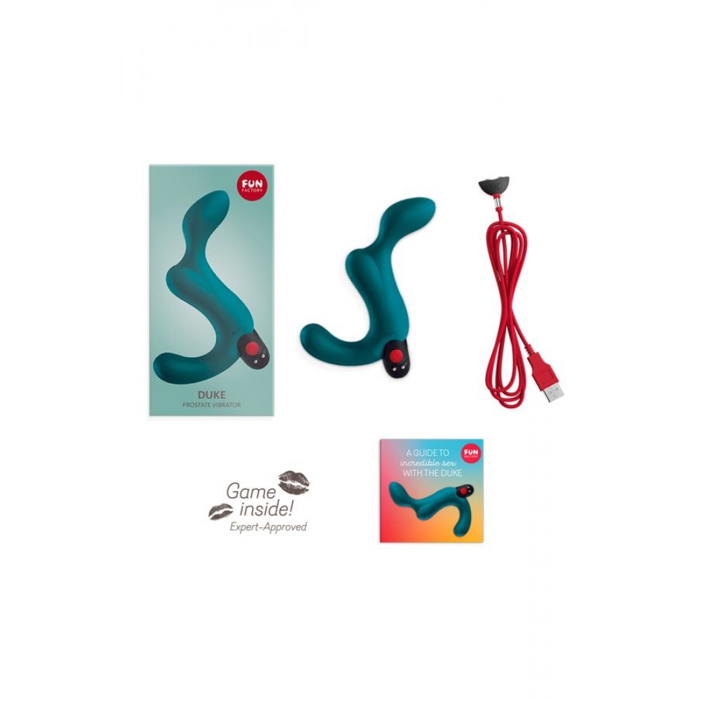 Fun Factory Duke Anal Plug, Silikon, yeşil, 12 cm