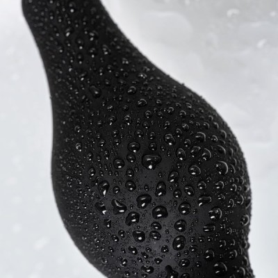 Erotist Spade Anal Plug, M , Silekspan, siyah, 10 cm