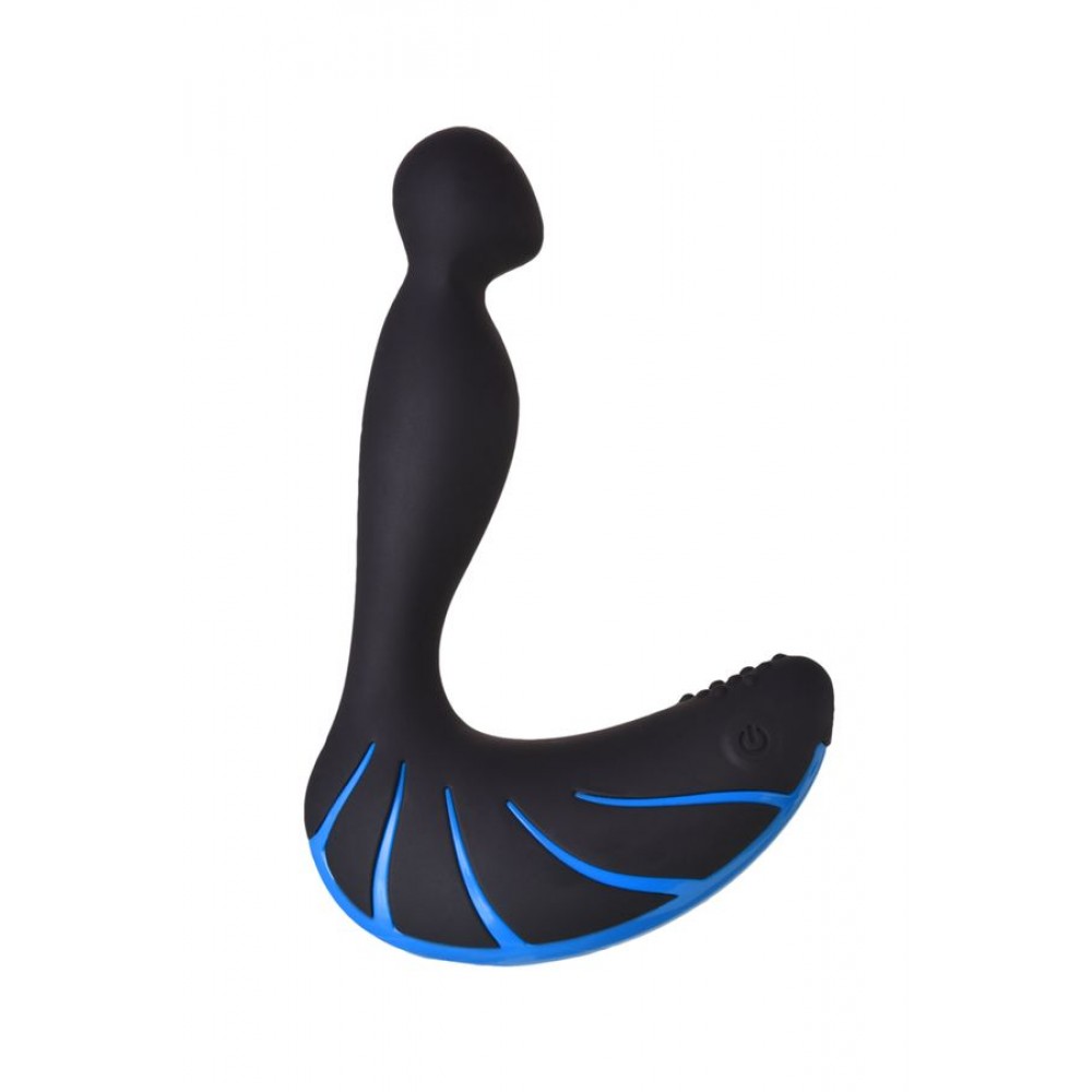 Erotist Üçüncü prostat stimülatörü, silikon, siyah, 15,7 cm
