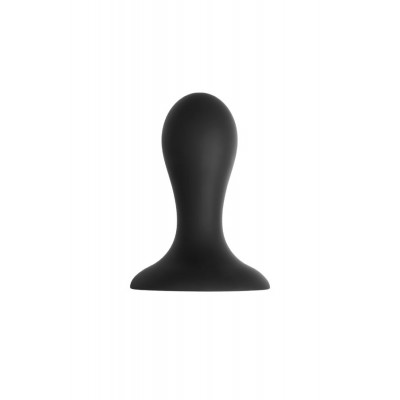 Erotist Hidro Anal Plug, S, silikon, siyah, 8,5 cm