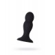 Erotist Hidro Anal Plug, M, silikon, siyah, 10,5 cm