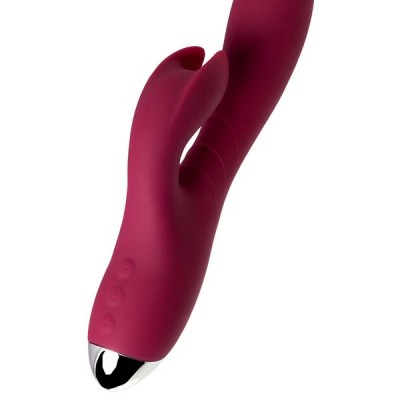 L'EROİNA by TOYFA Mion Vibratör, silikon, bordo, 22 cm