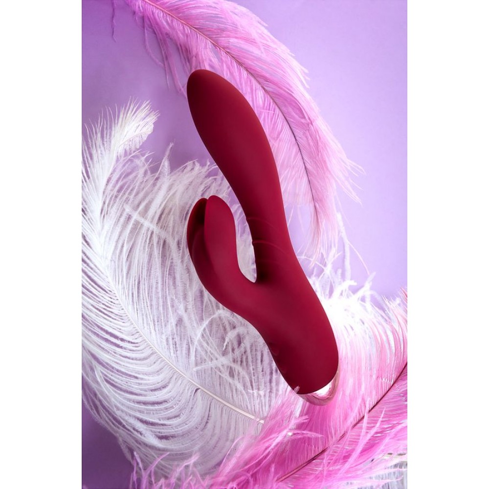 L'EROİNA by TOYFA Mion Vibratör, silikon, bordo, 22 cm