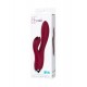 L'EROİNA by TOYFA Mion Vibratör, silikon, bordo, 22 cm
