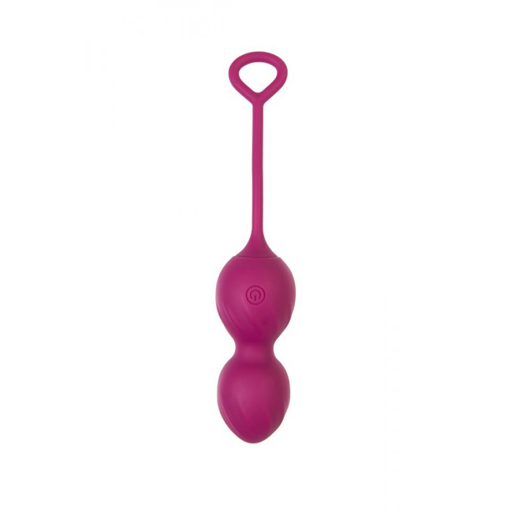 Vaginal balls L'Eroina Moussy, silicone, burgundy, 17 cm