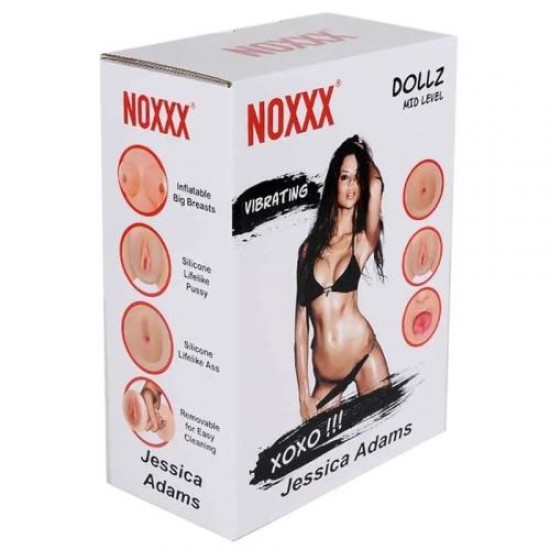 Noxx Jessica Adams Realistik Vajina Anüslü 3 İşlevli Şişme Kadın