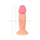 RealStick Çıplak Vere, PVC, et, 11 cm Gerçekçi yapay penis