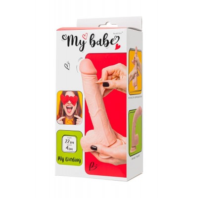 My Babe My Darling Gerçekçi Yapay Penis, TPE, Çıplak, 22 cm