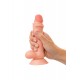 My Babe My Priceless Kıkırdaklı Gerçekçi Dildo – TPE, Ten Rengi, 18 cm