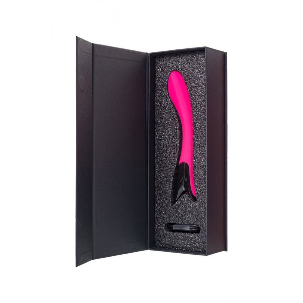 Vibrator eroTeq Mecawn, silicone, pink, 20.5 cm