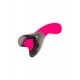 Vibrator eroTeq Mecawn, silicone, pink, 20.5 cm