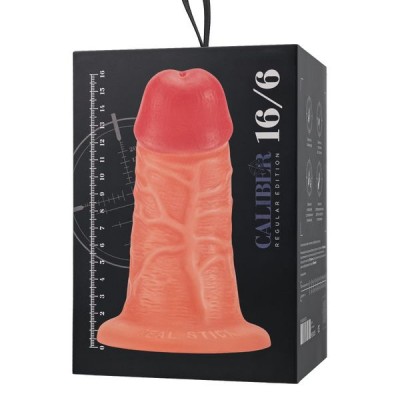 Gerçekçi yapay penis, RealStick CALIBER, 16 cm, Ø6