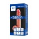Mr.Baton RealMotion Isıtmalı İleri-Geri Hareketli Realistik Dildo – Kumandalı, Şarjlı Silikon, 22 cm