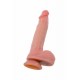 Mr.Baton RealSpins Isıtmalı İleri-Geri Hareketli Realistik Dildo – Kumandalı, Şarjlı Silikon, 21,5cm