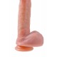 Mr.Baton RealSpins Isıtmalı İleri-Geri Hareketli Realistik Dildo – Kumandalı, Şarjlı Silikon, 21,5cm