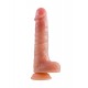 Mr.Baton RealSpins Isıtmalı İleri-Geri Hareketli Realistik Dildo – Kumandalı, Şarjlı Silikon, 21,5cm