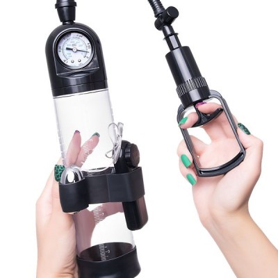                    Sexus Men Training Aksel Mekanik Pompa, ABS plastik, Siyah, 70 cm