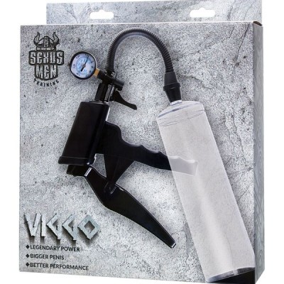                            Sexus Men Training Viggo mekanik penis Pompası, ABS plastik, Siyah, 62 cm