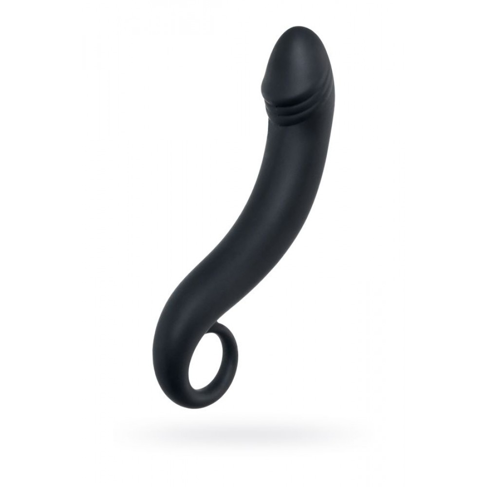 TOYFA POPO Pleasure Dorado anal stimülatörü, su geçirmez, silikon, siyah, 18 cm, Ø 3,5 cm