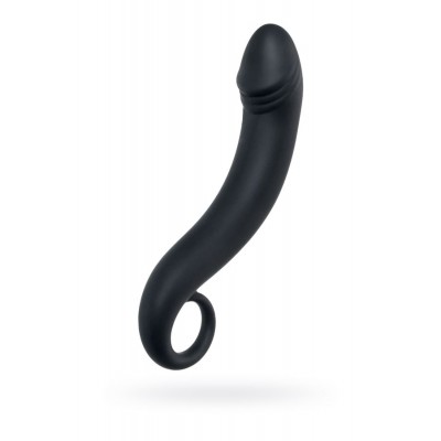 TOYFA POPO Pleasure Dorado anal stimülatörü, su geçirmez, silikon, siyah, 18 cm, Ø 3,5 cm