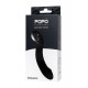 TOYFA POPO Pleasure Dorado anal stimülatörü, su geçirmez, silikon, siyah, 18 cm, Ø 3,5 cm