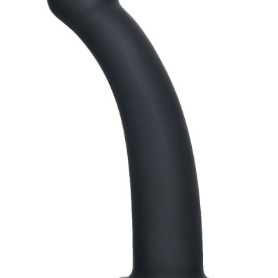 POPO Pleasure by TOYFA Serpens Anal yapay penis S Virajlı, Silikon, siyah, 13 cm