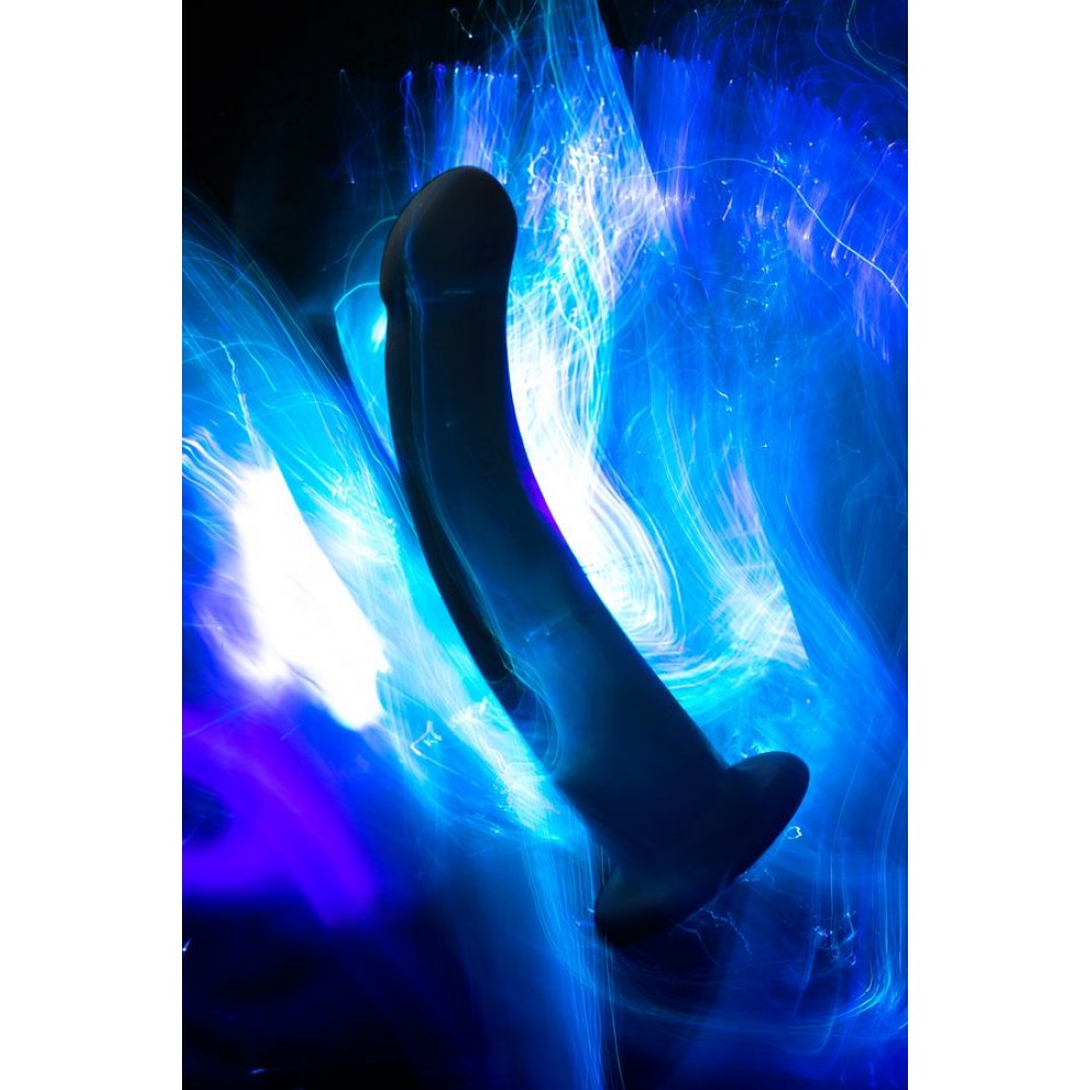 POPO Pleasure by TOYFA Serpens Anal yapay penis S Virajlı, Silikon, siyah, 13 cm