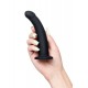 POPO Pleasure by TOYFA Serpens Anal yapay penis S Virajlı, Silikon, siyah, 13 cm